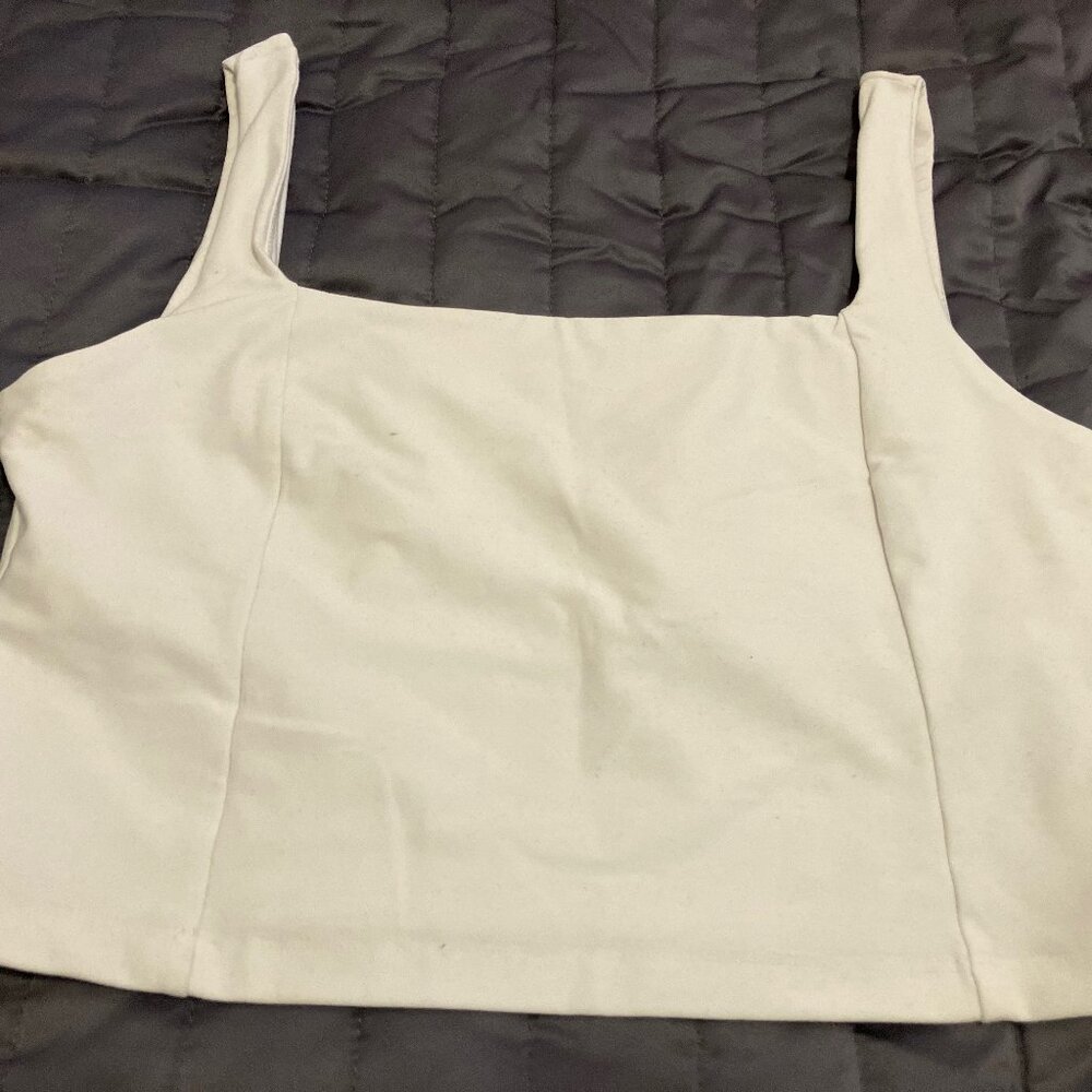 Spacedye Make Plans High Cropped Tank
